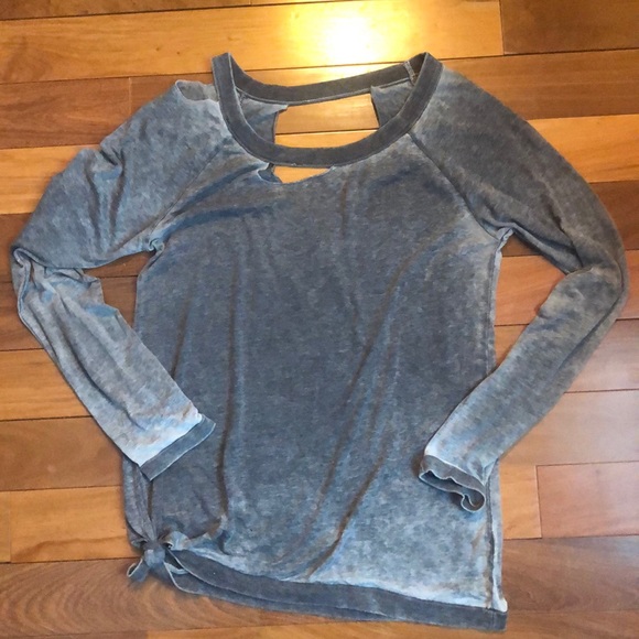 Distressed long sleeve shirt women's Clearance